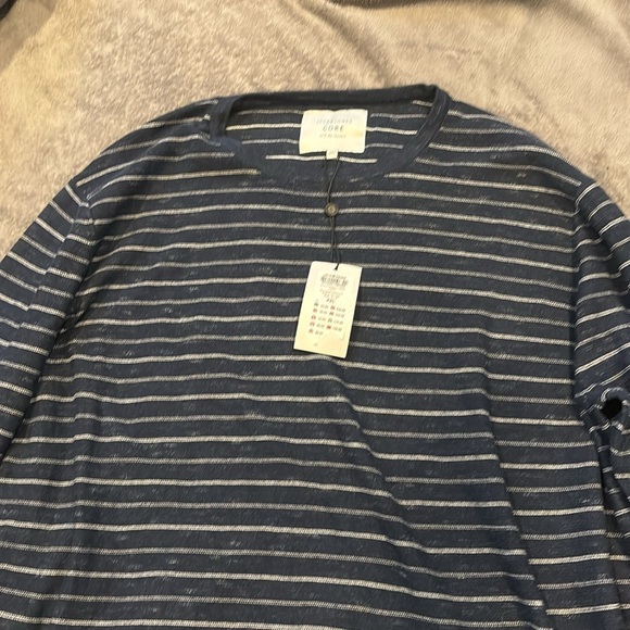 Men’s Jack & Jones Jcolope knit crew neck. Navy and white stripe. Xxl. NWT - Picture 6 of 10